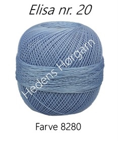 Elisa hæklegarn nr. 20 farve 8280 lyse blå